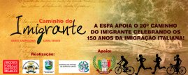 ESFA apoia o 20º Caminho do Imigrante que celebra os 150 Anos da Imigração Italiana no Brasil