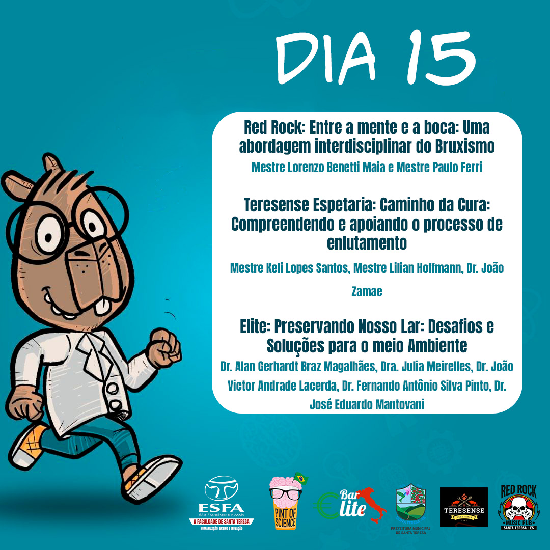 Programação dia 15