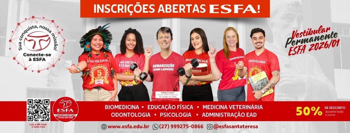 Campanha Vestibular ESFA 2026-1